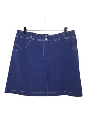 Annika Cutter & Buck Womens Blue Golf Skort Size 10